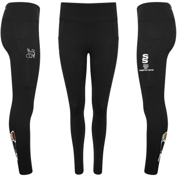 Skydiving - Performance Full Length Leggings : Black