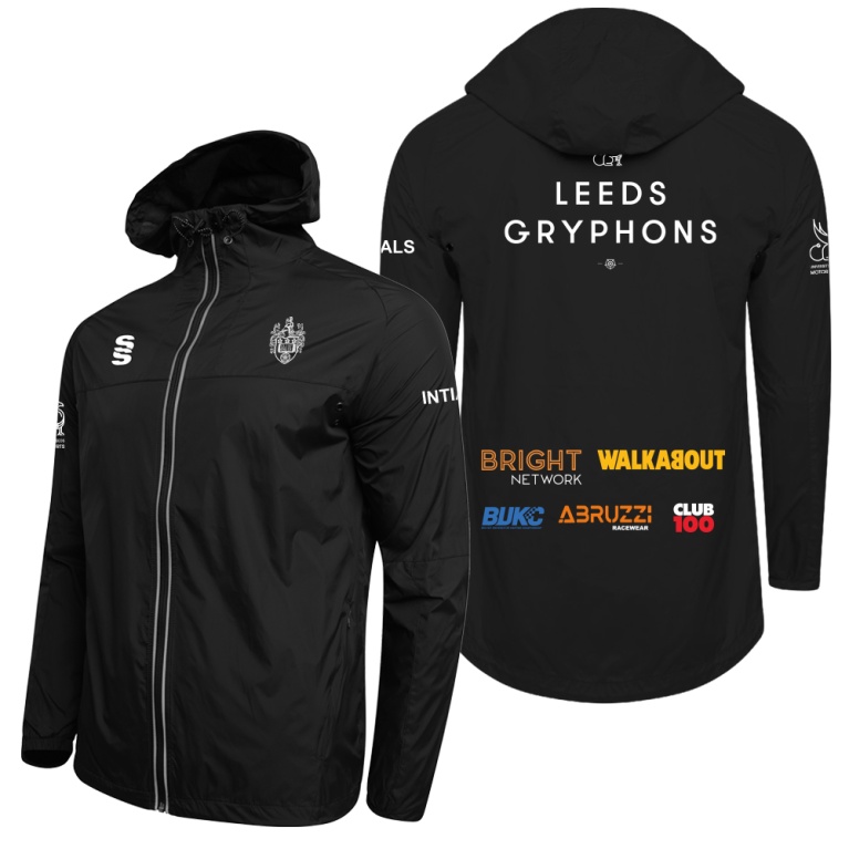 Motor Sport Dual Full Zip Training Jacket : Black