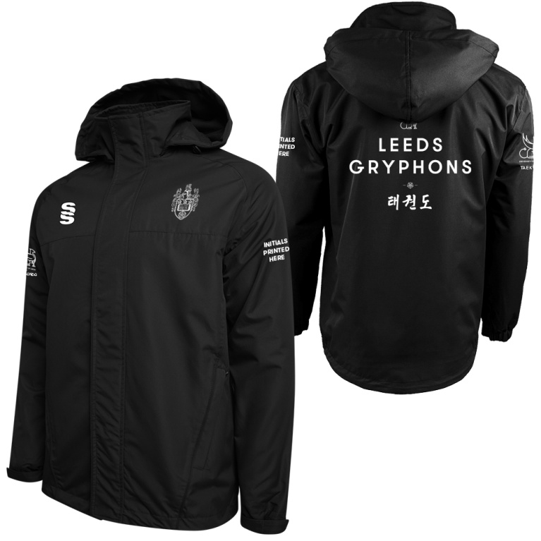 Dual Full Zip Training Jacket : Black - Taekwondo