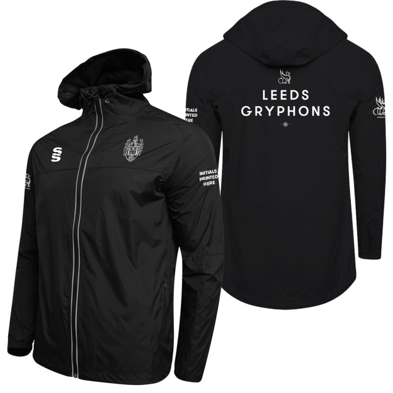 Dual Full Zip Training Jacket : Black